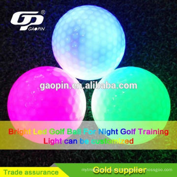 Phosphor Glow In The Dark Night Brillante pelota de golf